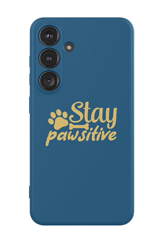 Protective Liquid Silicone Shockproof Case For Samsung Galaxy S24 Plus (Blue) - Stay pawsitive