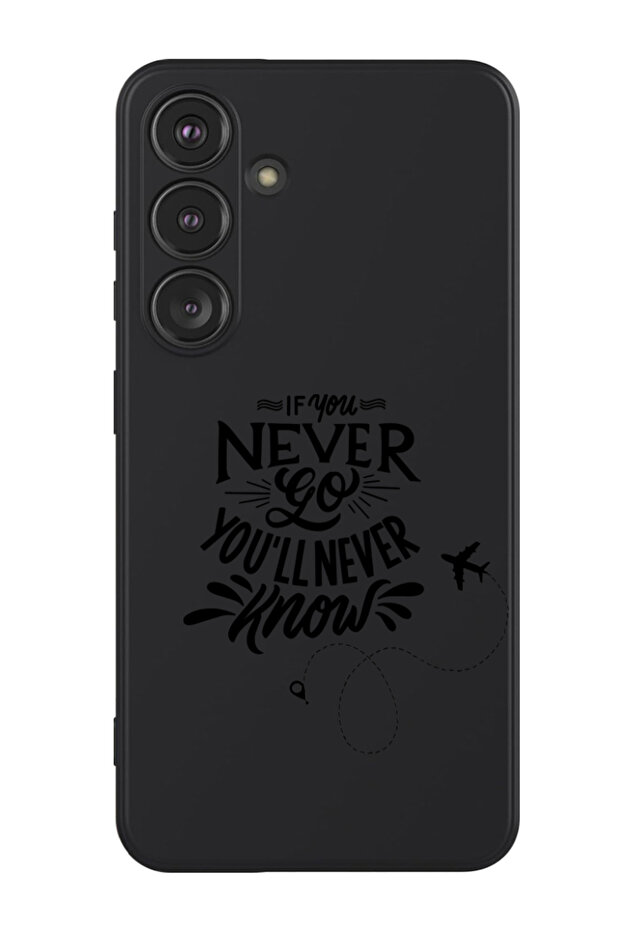 Protective Liquid Silicone Shockproof Case For Samsung Galaxy S24 Plus (Black) - If you never go