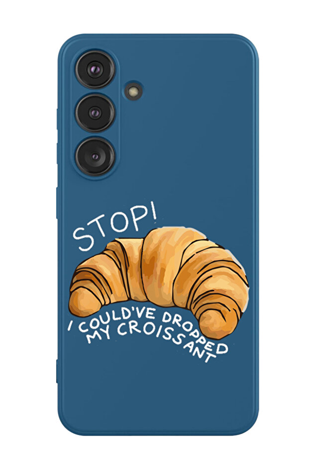 Protective Liquid Silicone Shockproof Case For Samsung Galaxy S24 Plus (Blue) - Croissant B