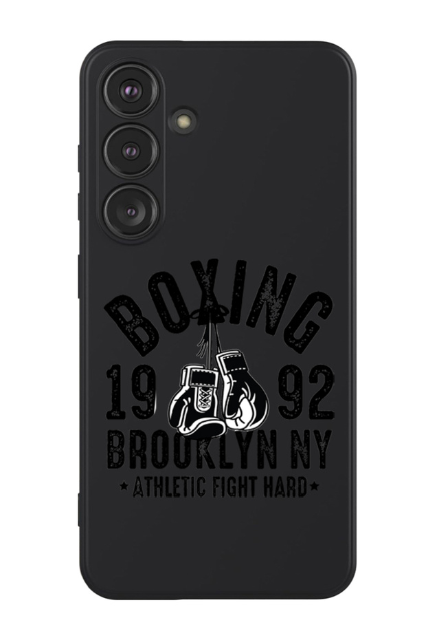 Protective Liquid Silicone Shockproof Case For Samsung Galaxy S24 (Black) - Boxing Brooklyn black