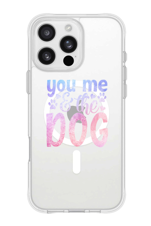 iPhone 16 Pro Max Magsafe Case for iPhone Shockproof Phone Bumper Cover - You me & the dog