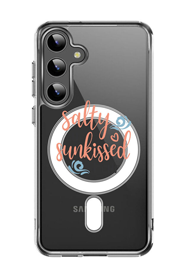 Case for Samsung Galaxy S24 Plus Compatible with MagSafe, Shockproof Cover Salty air sunkissedcopy