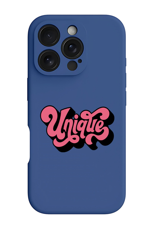 iPhone 16 Pro Blue Protective Liquid Silicone Shockproof Case - Unique