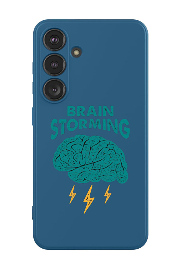 Protective Liquid Silicone Shockproof Case For Samsung Galaxy S24 Plus (Blue) - Brain Stroming