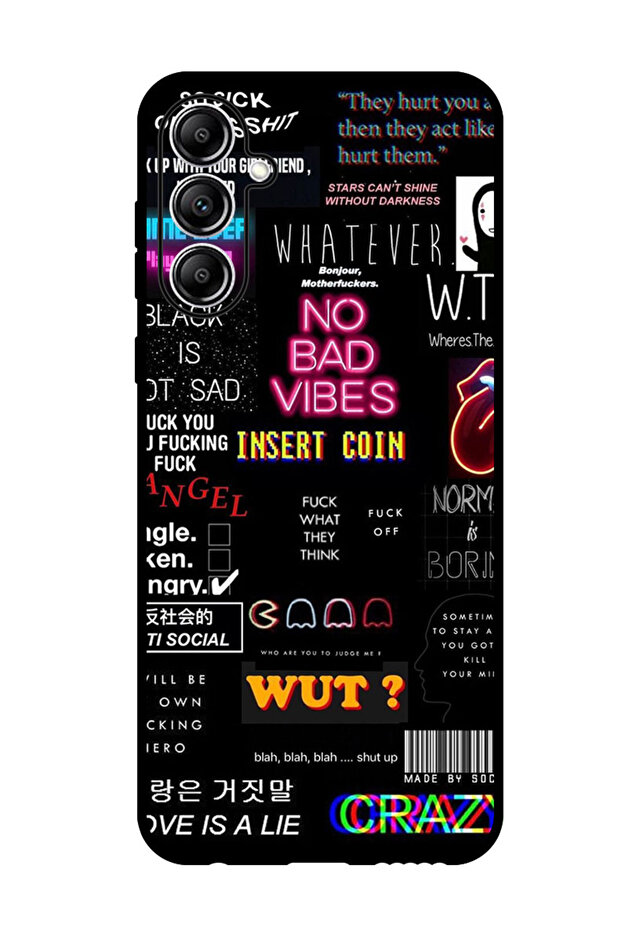 Protective Case Anti Scratch Shock Proof Bumper Cover For Samsung Galaxy M15 No Bad Vibes