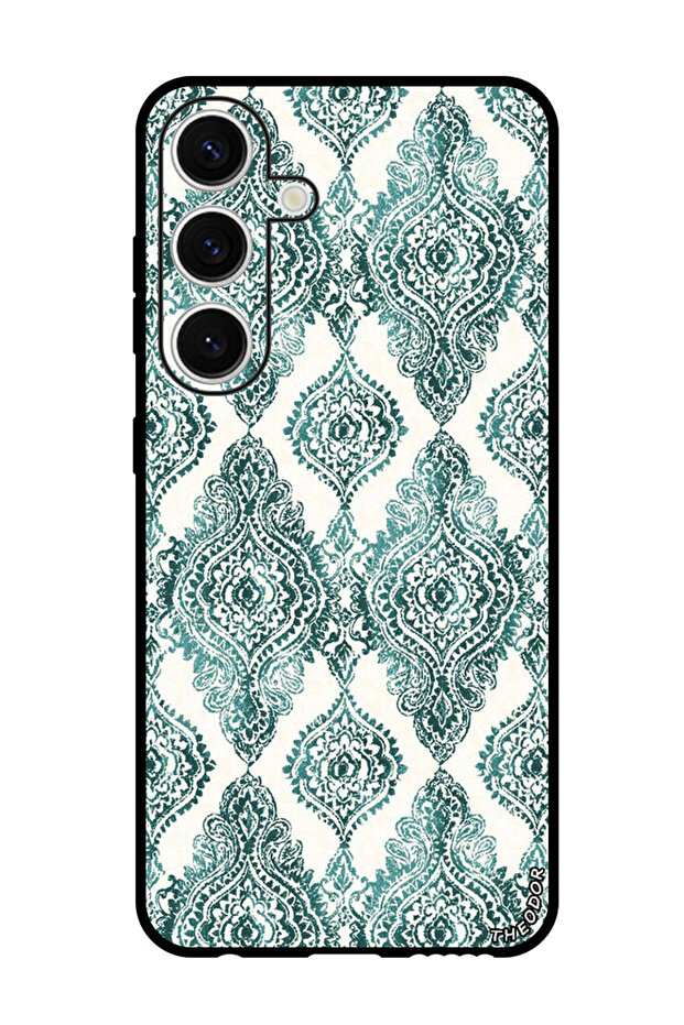 Protective Case Anti Scratch Shock Proof Bumper Cover For Samsung Galaxy S24 Green Pattern