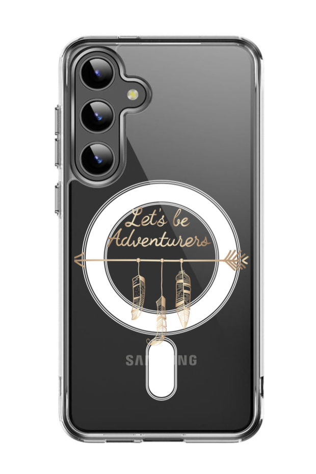 Case for Samsung Galaxy S24 Plus Compatible with MagSafe, Shockproof Bumper Cover lets lost copy