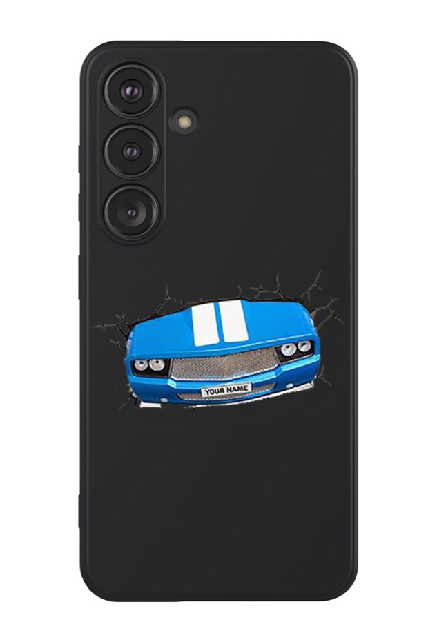 Protective Liquid Silicone Shockproof Case For Samsung Galaxy S24 Plus (Black) - Car