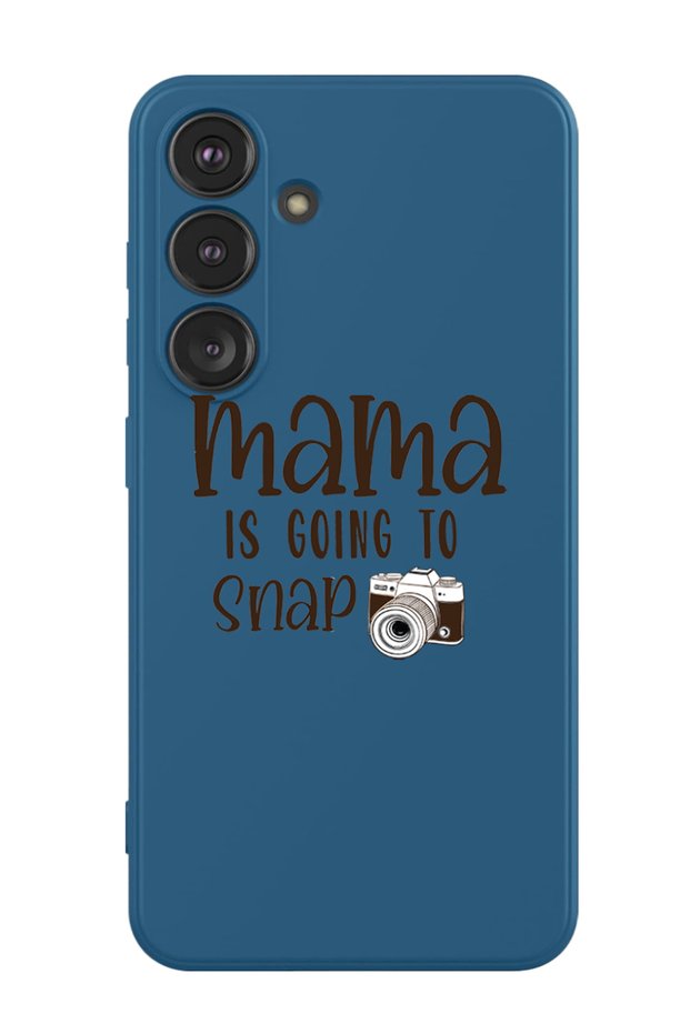 Protective Liquid Silicone Shockproof Case For Samsung Galaxy S24 Plus (Blue) - Mama is going black