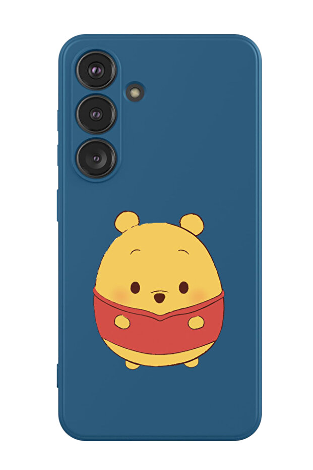 Protective Liquid Silicone Shockproof Case For Samsung Galaxy S24 Plus (Blue) - Pooh