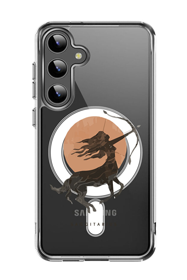 Case for Samsung Galaxy S24 Plus Compatible with MagSafe, Shockproof Bumper Cover Sagittarius