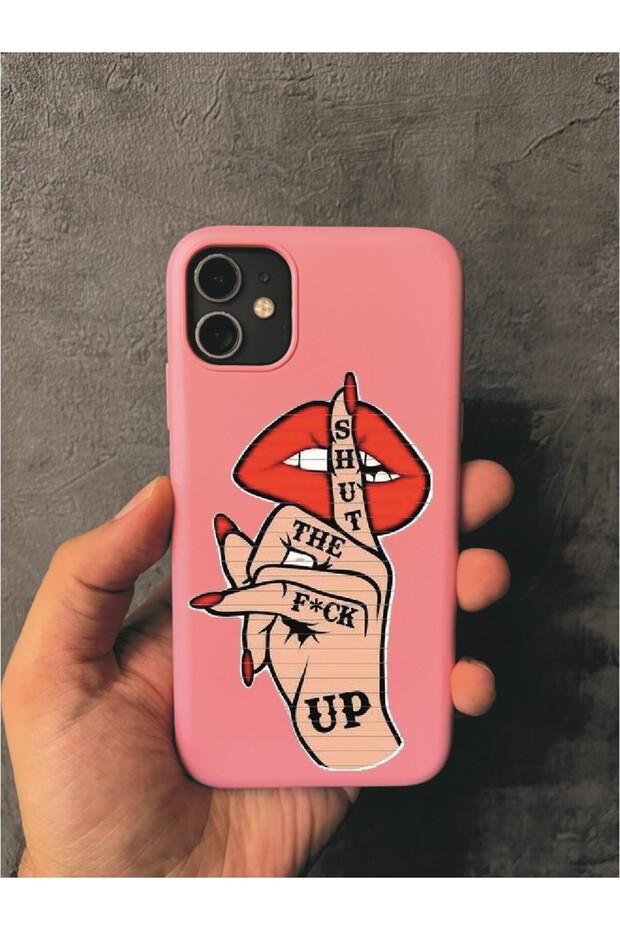 حافظة وردية اللون متوافقة مع هاتف iPhone 11