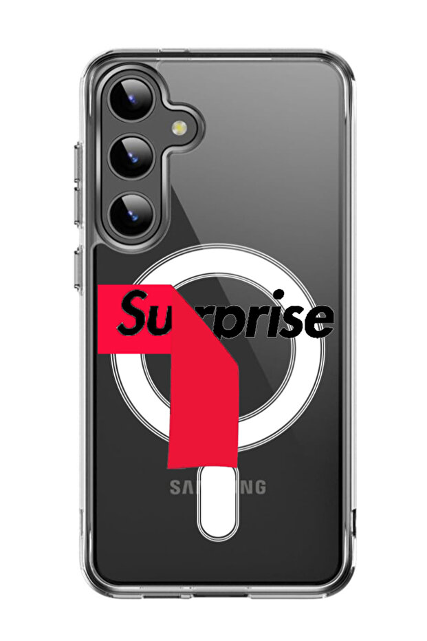 Case for Samsung Galaxy S24 6.2-inch Compatible with MagSafe, Shockproof Phone Bumper Cover Surprise