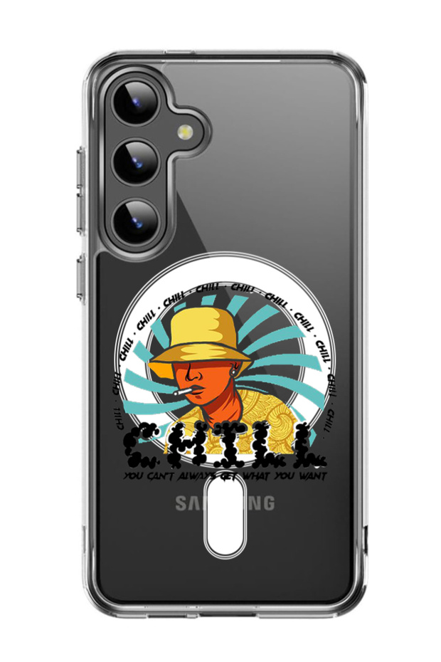 Case for Samsung Galaxy S24 Plus Compatible with MagSafe, Shockproof Cover Cant always get what