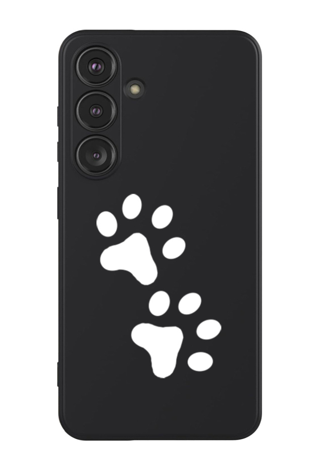 Protective Liquid Silicone Shockproof Case For Samsung Galaxy S24 Plus (Black) - Paw
