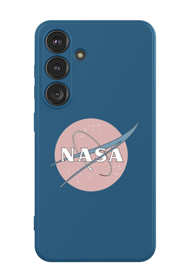 Protective Liquid Silicone Shockproof Case For Samsung Galaxy S24 Plus (Blue) - Nasa Pink