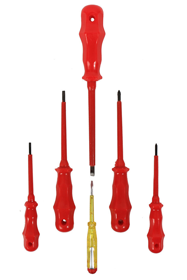 مجموعة مفكات براغي مكونة من 6 قطع - 3