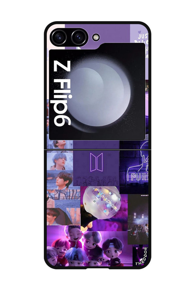 Protective Case Anti Scratch Shock Proof Bumper Cover For Samsung Galaxy Z Flip 6 BTS collage