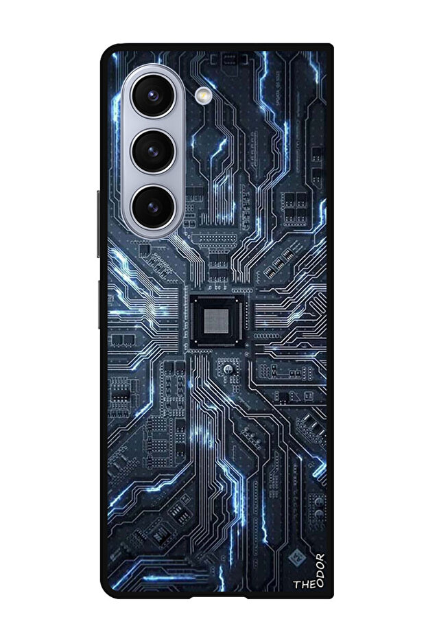 Protective Case Anti Scratch Shock Proof Bumper Cover For Samsung Galaxy Z Fold 6 Hardware Circuit