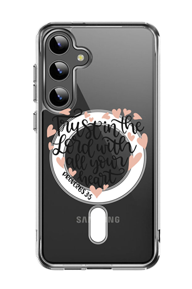 Case for Samsung Galaxy S24 Plus 6.7-inch Compatible with MagSafe Cover Trust in the lord