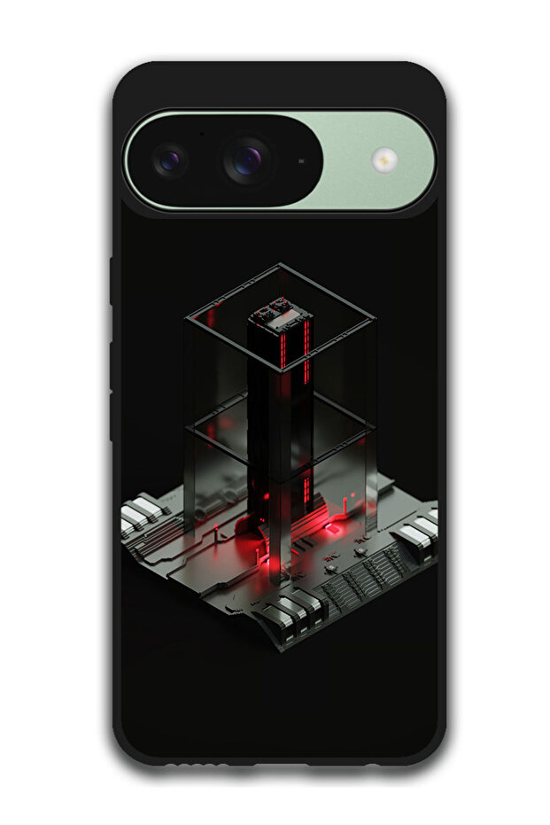 جراب واقٍ مضاد للخدش والصدمات لهاتف Google Pixel 9 processor_technology_3d - 1