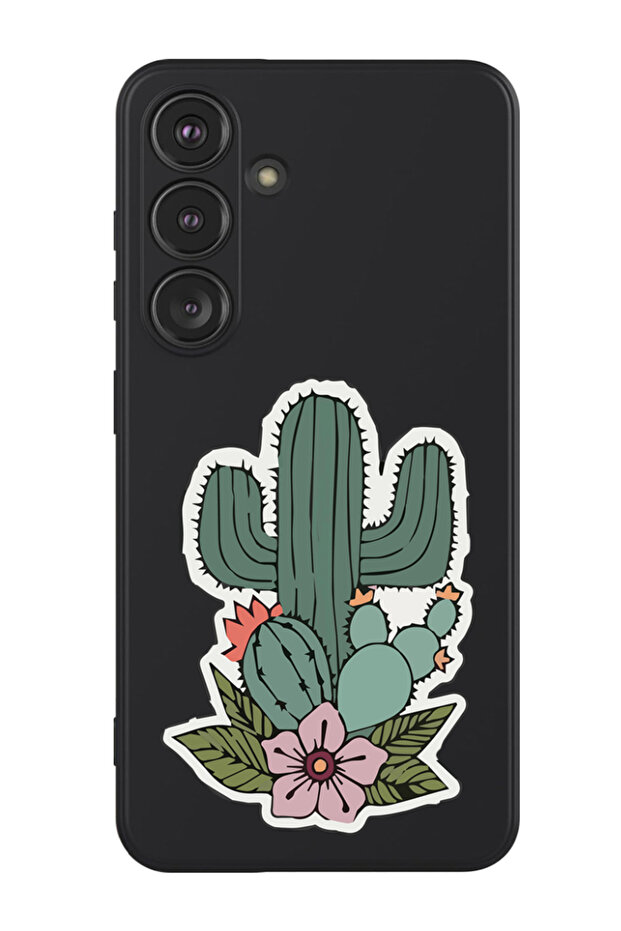Protective Liquid Silicone Shockproof Case For Samsung Galaxy S24 Plus (Black) - Cactus