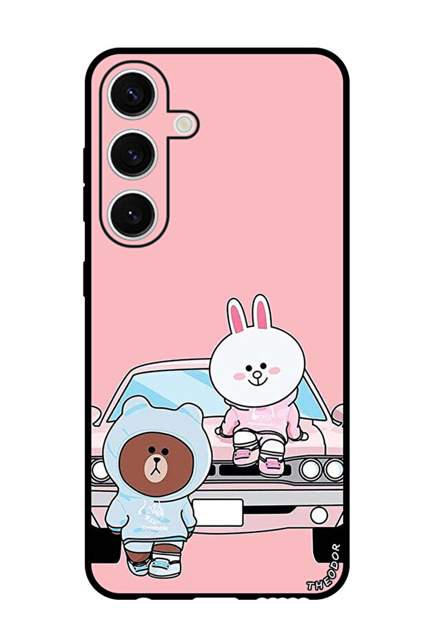 Protective Case Anti Scratch Shock Proof Bumper Cover For Samsung Galaxy S24 Plus Kittey On Car