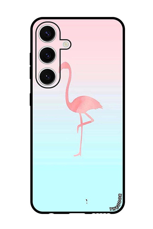 Protective Case Anti Scratch Shock Proof Bumper Cover For Samsung Galaxy S24 Plus Pink Flamingo
