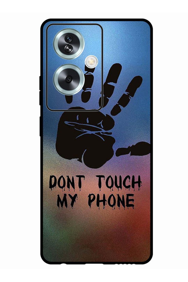 Protective Case Anti Scratch Shock Proof Bumper Cover For Oppo A79 5G Dont Touch My Phone Hand