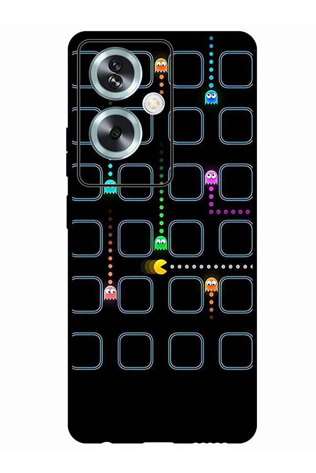 Protective Case Anti Scratch Shock Proof Bumper Cover For Oppo A79 5G Pac man