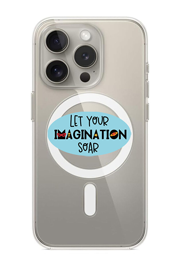 Case for iPhone 15 Pro 6.1-inch Compatible with MagSafe, Bumper Cover let your imaginationcopy