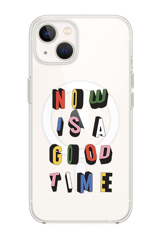 Case for iPhone 14 Plus Compatible with MagSafe, Shockproof Phone Bumper Cover Good time copy