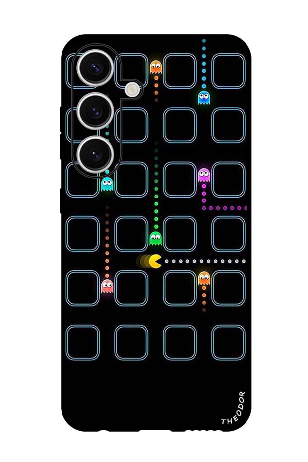 Protective Case Anti Scratch Shock Proof Bumper Cover For Samsung Galaxy S24 Plus Pac man