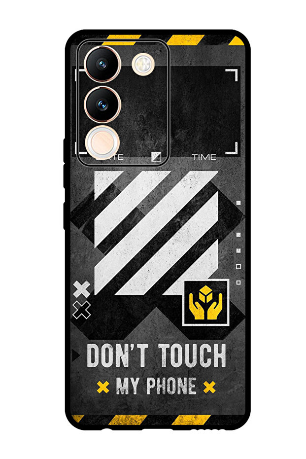 Protective Case Anti Scratch Shock Proof Bumper Cover For Vivo V29e Dont Touch My Phone 1