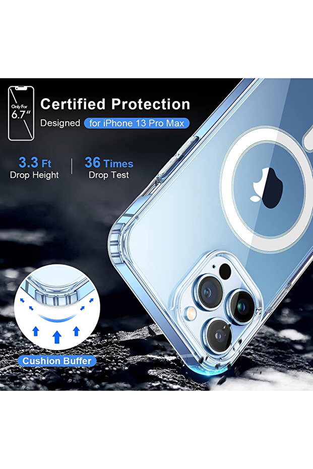 غلاف لهاتف iPhone 14 Pro متوافق مع MagSafe، جراب مقاوم للصدمات لا تتعجل في العملية - 4