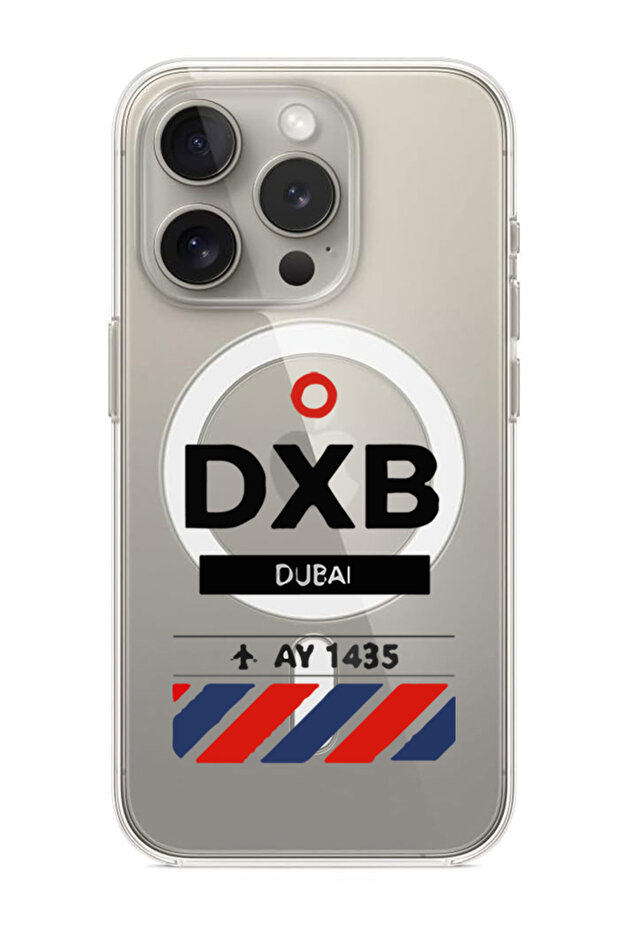 Case for iPhone 15 Pro Max Compatible with MagSafe, Shockproof Phone Bumper Cover DXB Airport