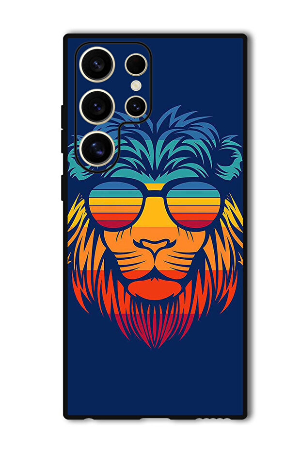 Protective Case Anti Scratch Shock Proof Bumper Cover For Samsung Galaxy S24 Ultra Lion