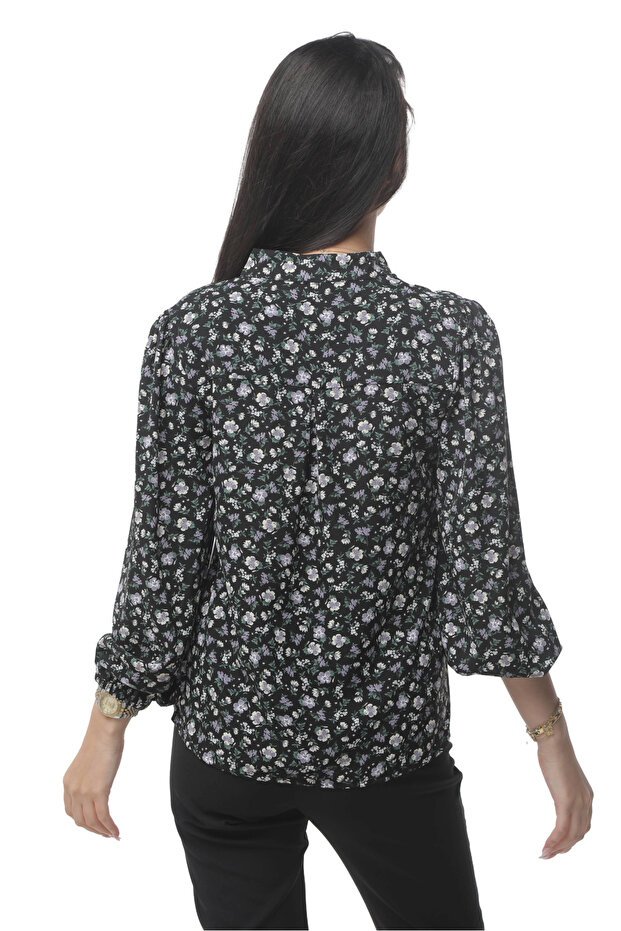 Evening flower blouse - 8