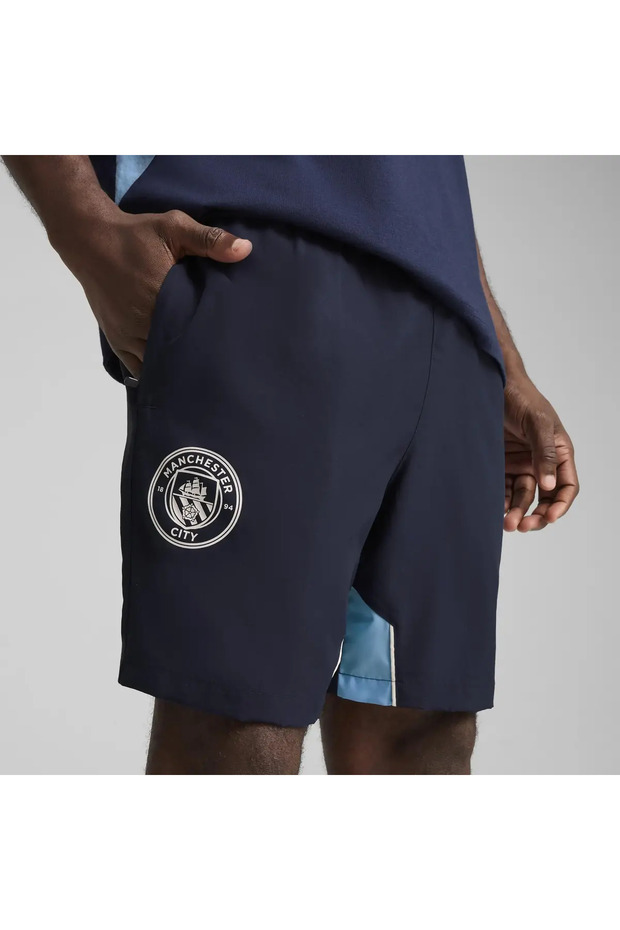 MCFC ftblARCHIVE Short Mavi Erkek Şort - 2