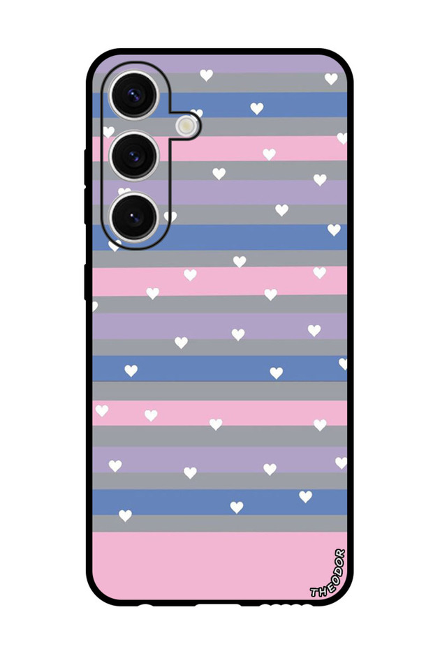Protective Case For Samsung Galaxy S24 Plus Small Hearts & Lines