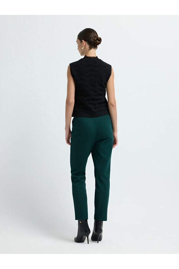 Fırfır Detaylı Triko Bluz - 6