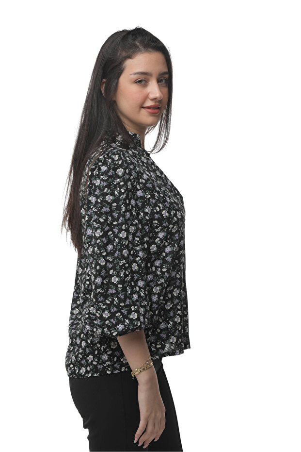 Evening flower blouse - 7