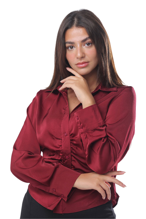 بلوزة لمسة الساتان - 3