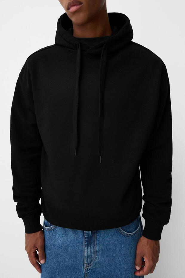 Oversize kapüşonlu sweatshirt - 4
