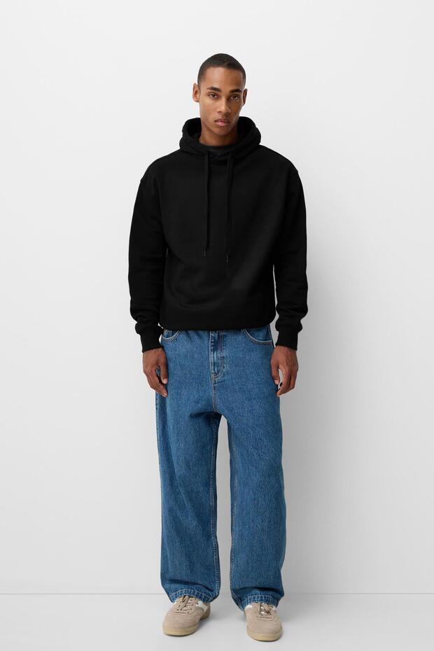 Oversize kapüşonlu sweatshirt - 5