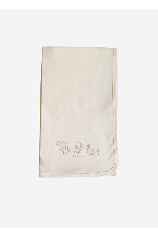 Organik New Basic Çift Kat Battaniye Natural - 1