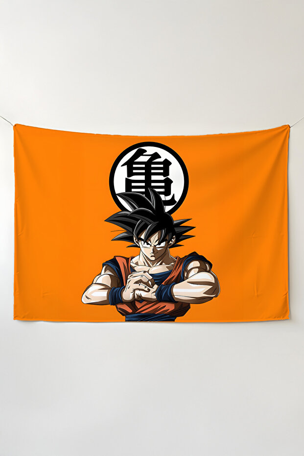 Dragon Ball Horizontal Wall Covering – Anime Themed Quality Fabric, Room Decor Tapestry Wall Carpet