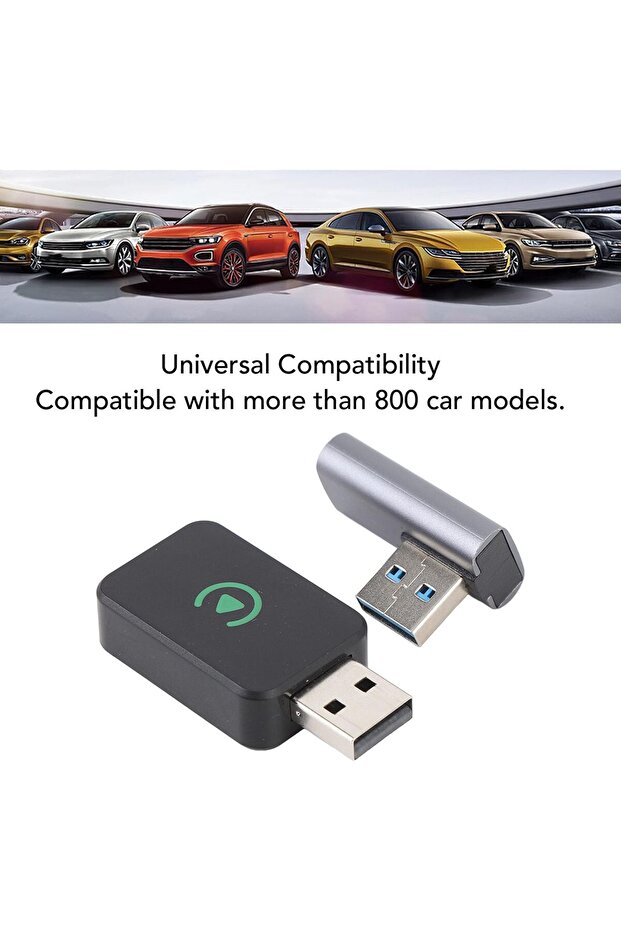 Upgrade Wireless Carplay Adapter 2025, 2 1 Carplay & Android Auto Adapter Dongle, Convert Wired - 6