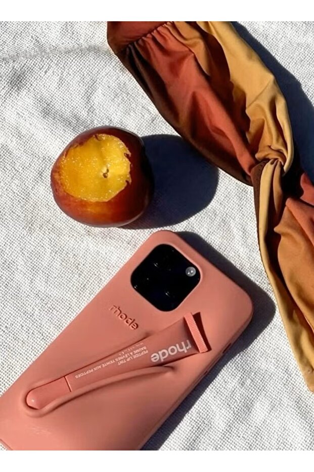 Cat-Cot iPhone 16 Pro Compatible Rhode Summer Lip Case with Lipstick Compartment