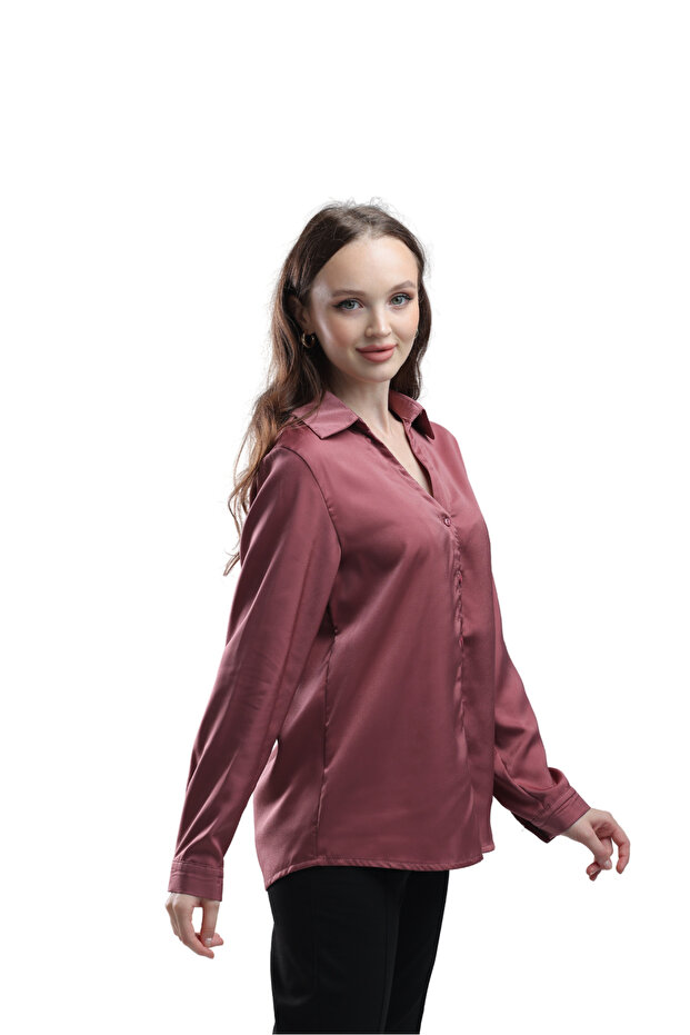 Sunset silk blouse - 5